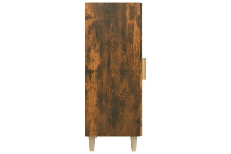 beBasic Skänk rökfärgad ek 34,5x34x90 cm konstruerat trä - Förvaring - Förvaringsmöbler - Skänkar & sideboards