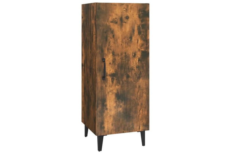 beBasic Skänk rökfärgad ek 34,5x34x90 cm konstruerat trä - Förvaring - Förvaringsmöbler - Skänkar & sideboards