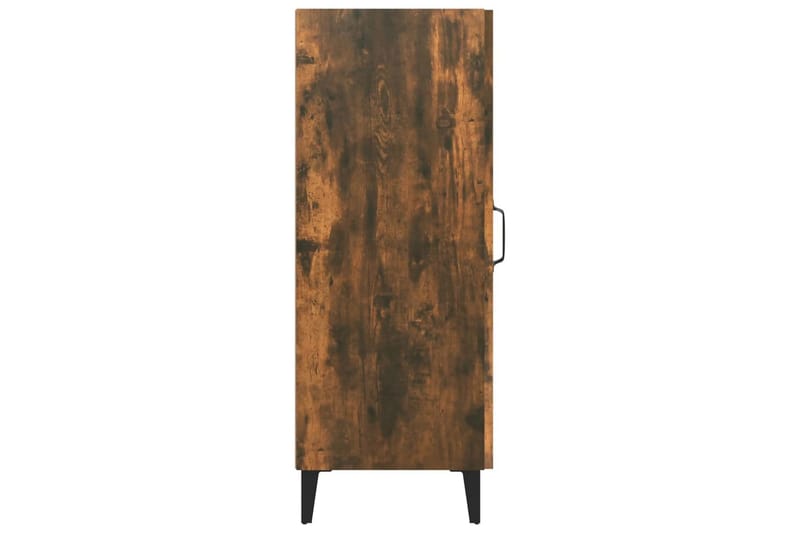 beBasic Skänk rökfärgad ek 34,5x34x90 cm konstruerat trä - Förvaring - Förvaringsmöbler - Skänkar & sideboards