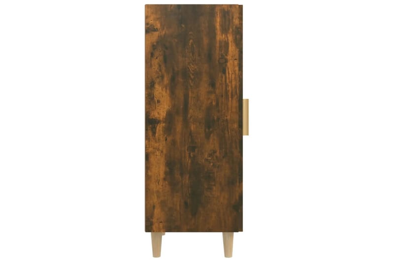 beBasic Skänk rökfärgad ek 34,5x34x90 cm konstruerat trä - Förvaring - Förvaringsmöbler - Skänkar & sideboards