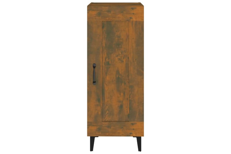 beBasic Skänk rökfärgad ek 34,5x34x90 cm konstruerat trä - Förvaring - Förvaringsmöbler - Skänkar & sideboards