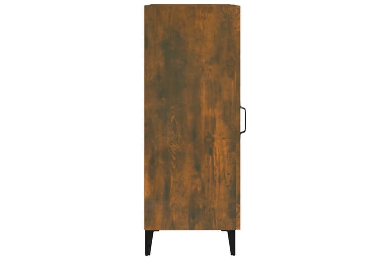 beBasic Skänk rökfärgad ek 34,5x34x90 cm konstruerat trä - Förvaring - Förvaringsmöbler - Skänkar & sideboards