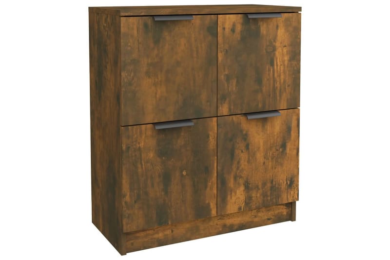 beBasic Skänk rökfärgad ek 60x30x70 cm konstruerat trä - Förvaring - Förvaringsmöbler - Skänkar & sideboards