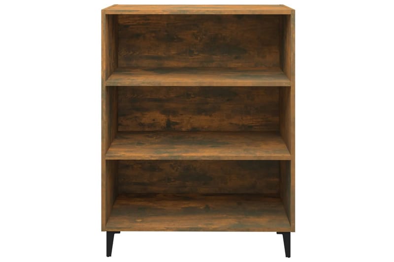 beBasic Skänk rökfärgad ek 69,5x32,5x90 cm konstruerat trä - Förvaring - Förvaringsmöbler - Skänkar & sideboards