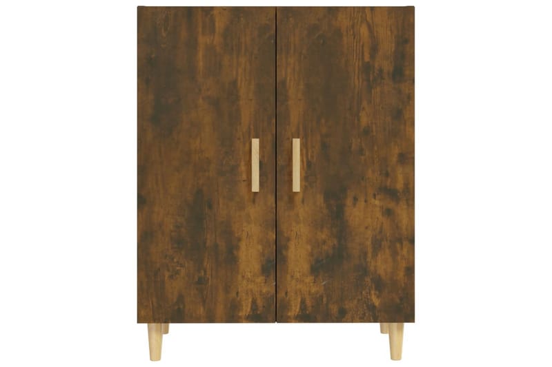 beBasic Skänk rökfärgad ek 70x34x90 cm konstruerat trä - Förvaring - Förvaringsmöbler - Skänkar & sideboards