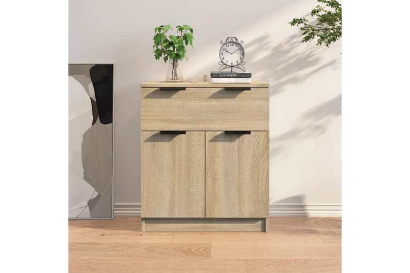 beBasic Skänk sonoma-ek 30x40x70 cm konstruerat trä - Förvaring - Förvaringsmöbler - Skänkar & sideboards