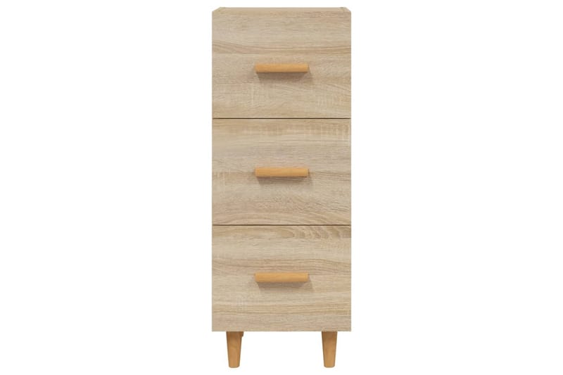 beBasic Skänk sonoma-ek 34,5x34x90 cm konstruerat trä - Förvaring - Förvaringsmöbler - Skänkar & sideboards