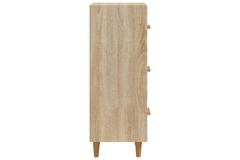 beBasic Skänk sonoma-ek 34,5x34x90 cm konstruerat trä - Förvaring - Förvaringsmöbler - Skänkar & sideboards