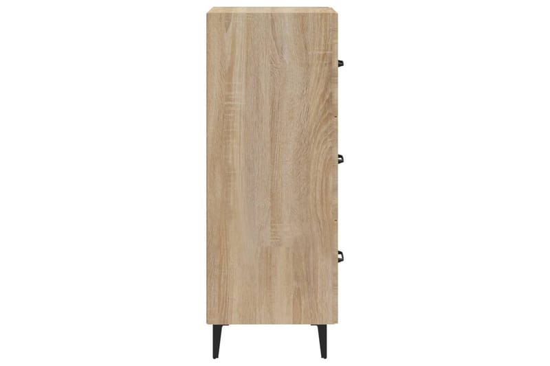 beBasic Skänk sonoma-ek 34,5x34x90 cm konstruerat trä - Förvaring - Förvaringsmöbler - Skänkar & sideboards