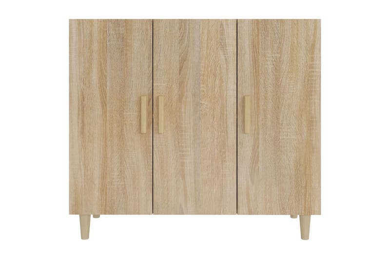 beBasic Skänk sonoma-ek 90x34x80 cm konstruerat trä - Förvaring - Förvaringsmöbler - Skänkar & sideboards