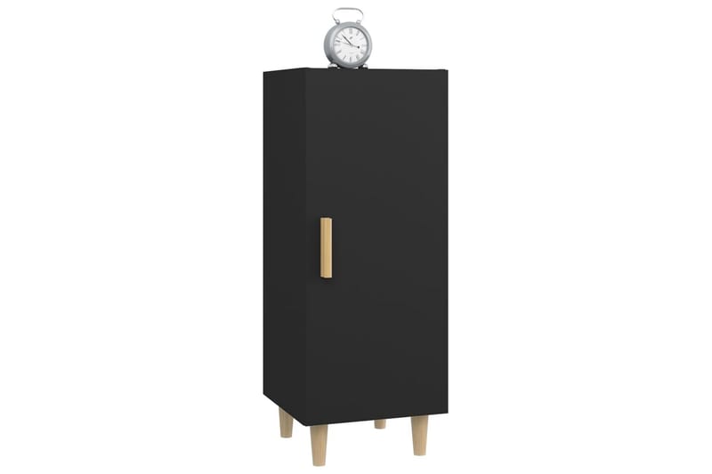 beBasic Skänk svart 34,5x34x90 cm konstruerat trä - Förvaring - Förvaringsmöbler - Skänkar & sideboards