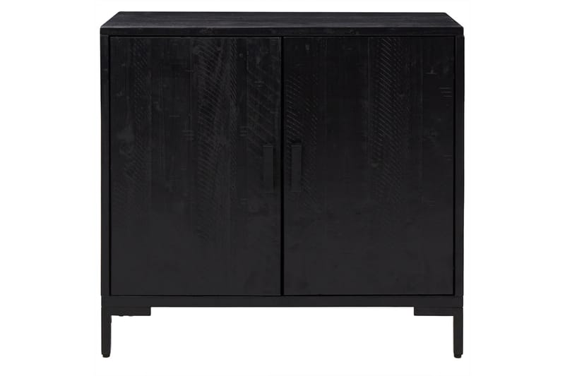 beBasic Skänk svart 75x35x70 cm massiv återvunnen furu - Förvaring - Förvaringsmöbler - Skänkar & sideboards