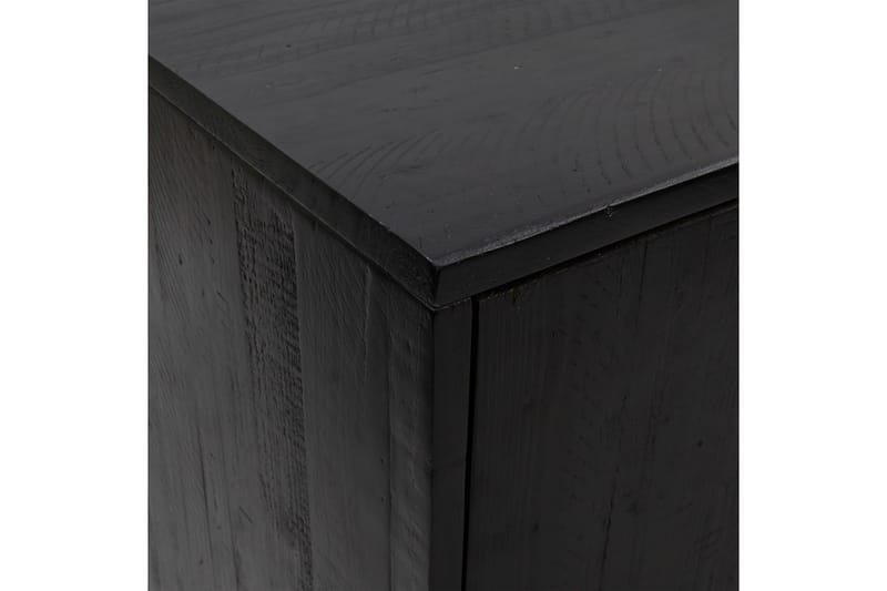 beBasic Skänk svart 75x35x70 cm massiv återvunnen furu - Förvaring - Förvaringsmöbler - Skänkar & sideboards