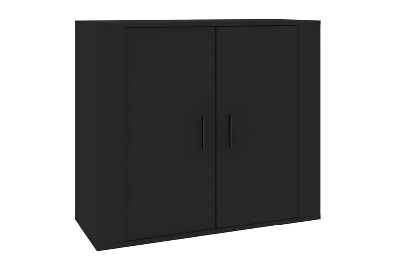 beBasic Skänk svart 80x33x70 cm konstruerat trä - Förvaring - Förvaringsmöbler - Skänkar & sideboards