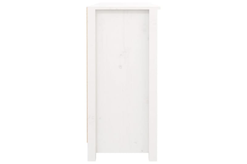 beBasic Skänk vit 100x35x74,5 cm massiv furu - Förvaring - Förvaringsmöbler - Skänkar & sideboards