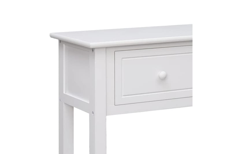 beBasic Skänk vit 108x30x76 cm massivt kejsarträ - Förvaring - Förvaringsmöbler - Skänkar & sideboards