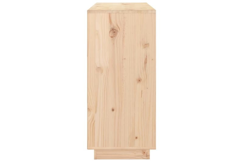 beBasic Skänk vit 111x34x75 cm massiv furu - Förvaring - Förvaringsmöbler - Skänkar & sideboards