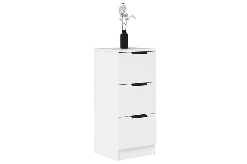 beBasic Skänk vit 30x30x70 cm konstruerat trä - Förvaring - Förvaringsmöbler - Skänkar & sideboards