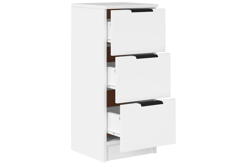 beBasic Skänk vit 30x30x70 cm konstruerat trä - Förvaring - Förvaringsmöbler - Skänkar & sideboards