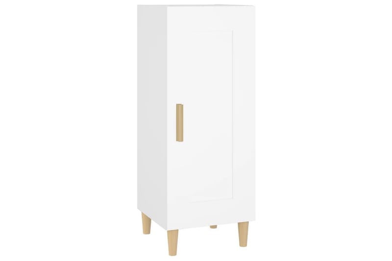 beBasic Skänk vit 34,5x34x90 cm konstruerat trä - Förvaring - Förvaringsmöbler - Skänkar & sideboards