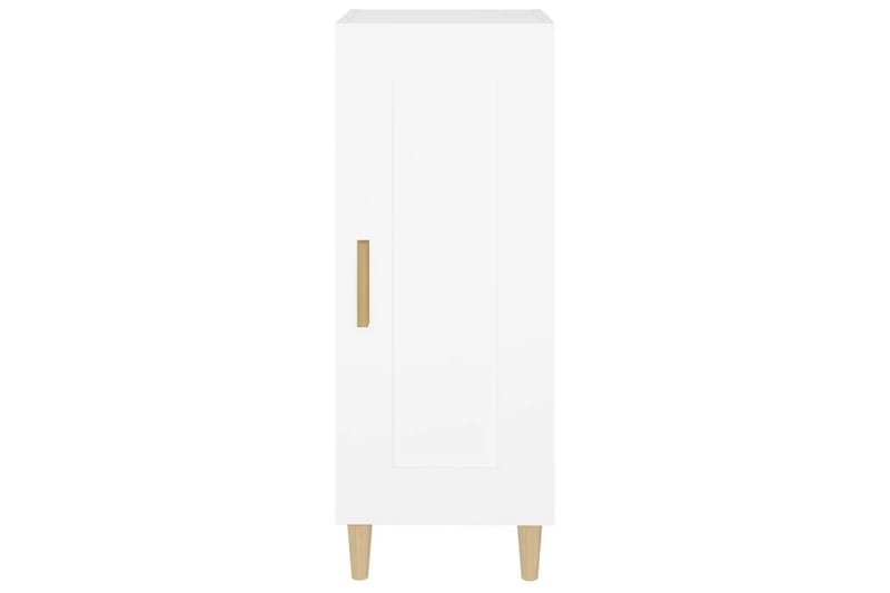 beBasic Skänk vit 34,5x34x90 cm konstruerat trä - Förvaring - Förvaringsmöbler - Skänkar & sideboards