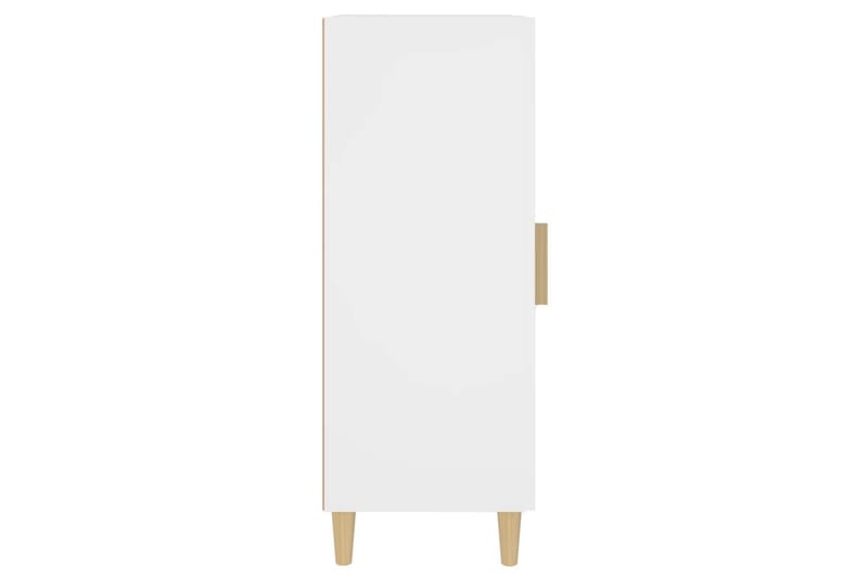 beBasic Skänk vit 34,5x34x90 cm konstruerat trä - Förvaring - Förvaringsmöbler - Skänkar & sideboards