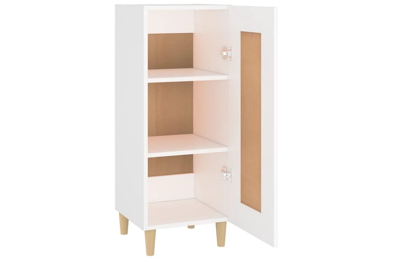 beBasic Skänk vit 34,5x34x90 cm konstruerat trä - Förvaring - Förvaringsmöbler - Skänkar & sideboards