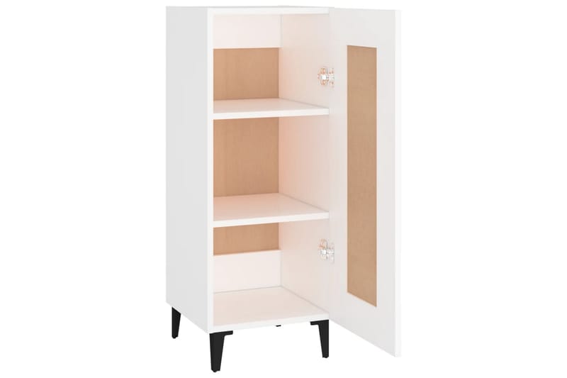 beBasic Skänk vit 34,5x34x90 cm konstruerat trä - Förvaring - Förvaringsmöbler - Skänkar & sideboards