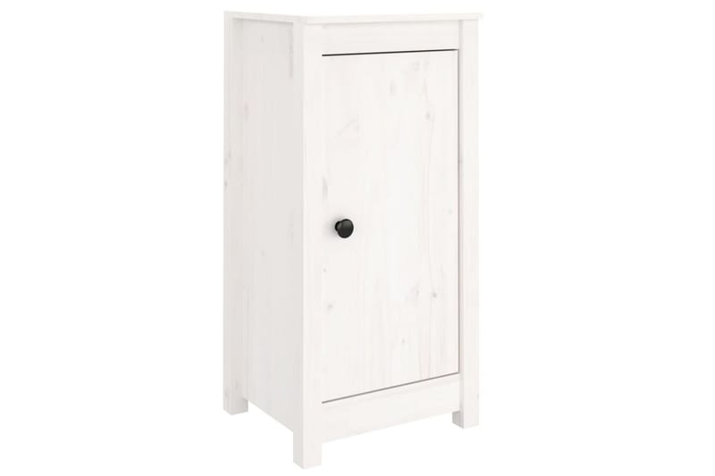 beBasic Skänk vit 40x35x80 cm massiv furu - Förvaring - Förvaringsmöbler - Skänkar & sideboards