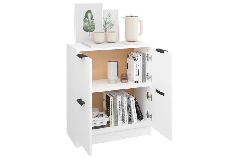 beBasic Skänk vit 60x30x70 cm konstruerat trä - Förvaring - Förvaringsmöbler - Skänkar & sideboards