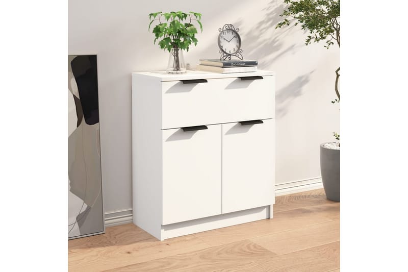 beBasic Skänk vit 60x30x70 cm konstruerat trä - Förvaring - Förvaringsmöbler - Skänkar & sideboards