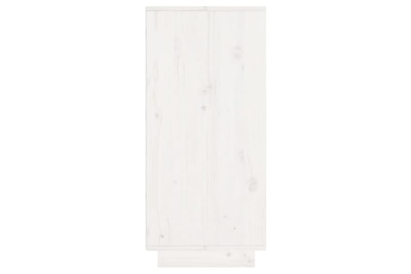 beBasic Skänk vit 60x34x75 cm massiv furu - Förvaring - Förvaringsmöbler - Skänkar & sideboards