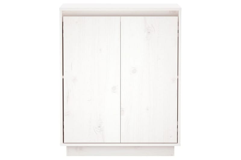 beBasic Skänk vit 60x34x75 cm massiv furu - Förvaring - Förvaringsmöbler - Skänkar & sideboards