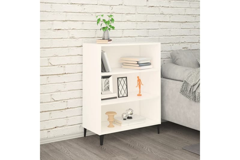 beBasic Skänk vit 69,5x32,5x90 cm konstruerat trä - Förvaring - Förvaringsmöbler - Skänkar & sideboards