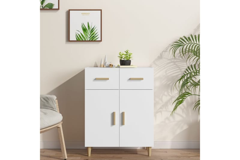 beBasic Skänk vit 69,5x34x89 cm konstruerat trä - Förvaring - Förvaringsmöbler - Skänkar & sideboards