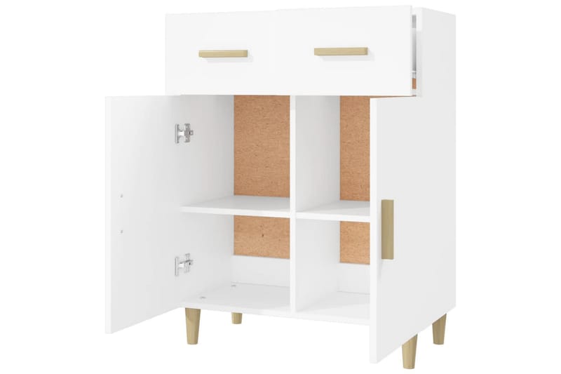 beBasic Skänk vit 69,5x34x89 cm konstruerat trä - Förvaring - Förvaringsmöbler - Skänkar & sideboards