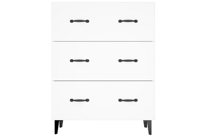 beBasic Skänk vit 69,5x34x90 cm konstruerat trä - Förvaring - Förvaringsmöbler - Skänkar & sideboards