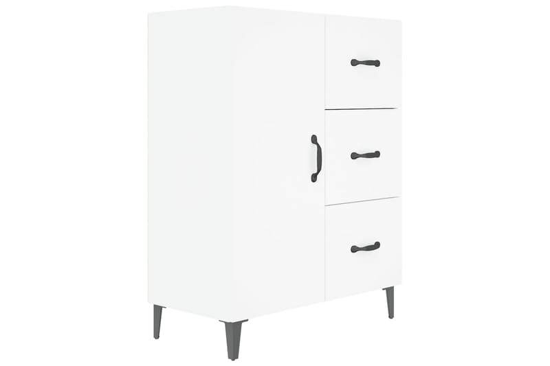 beBasic Skänk vit 69,5x34x90 cm konstruerat trä - Förvaring - Förvaringsmöbler - Skänkar & sideboards