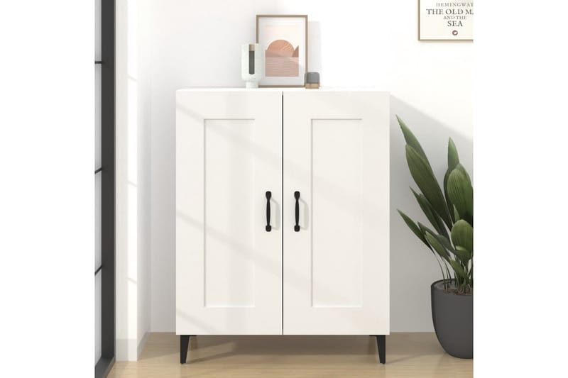 beBasic Skänk vit 69,5x34x90 cm konstruerat trä - Förvaring - Förvaringsmöbler - Skänkar & sideboards