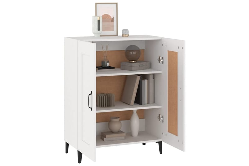 beBasic Skänk vit 69,5x34x90 cm konstruerat trä - Förvaring - Förvaringsmöbler - Skänkar & sideboards