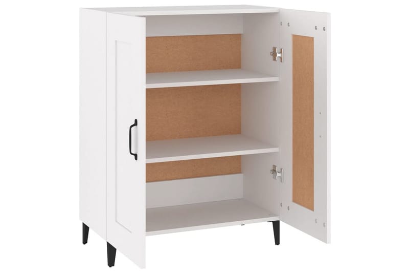 beBasic Skänk vit 69,5x34x90 cm konstruerat trä - Förvaring - Förvaringsmöbler - Skänkar & sideboards