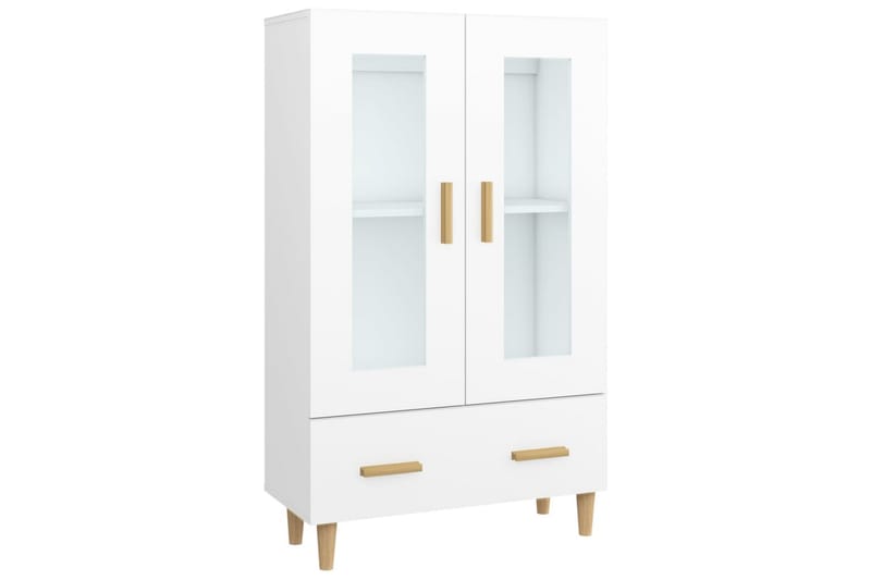 beBasic Skänk vit 70x31x115 cm konstruerat trä - Förvaring - Förvaringsmöbler - Skänkar & sideboards