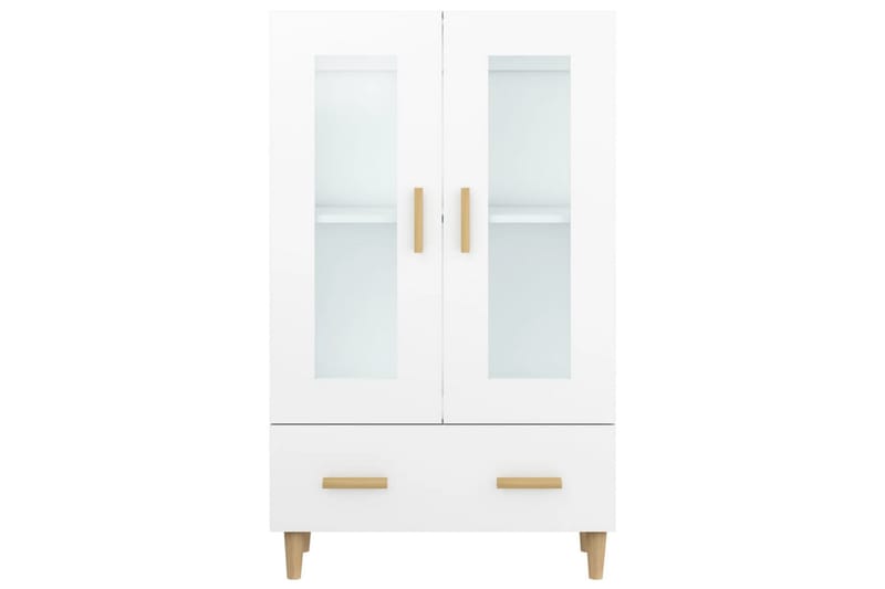 beBasic Skänk vit 70x31x115 cm konstruerat trä - Förvaring - Förvaringsmöbler - Skänkar & sideboards