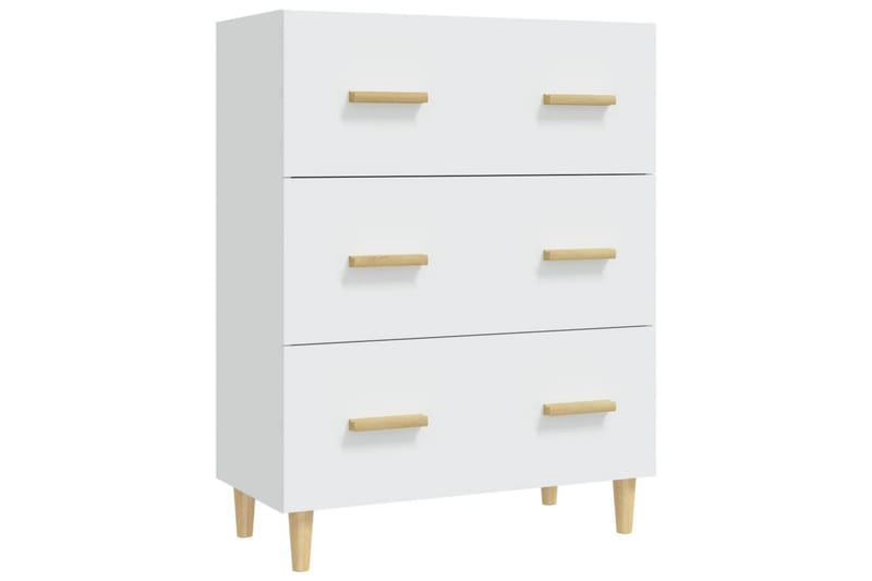 beBasic Skänk vit 70x34x90 cm konstruerat trä - Förvaring - Förvaringsmöbler - Skänkar & sideboards