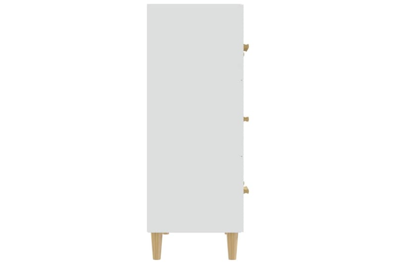 beBasic Skänk vit 70x34x90 cm konstruerat trä - Förvaring - Förvaringsmöbler - Skänkar & sideboards