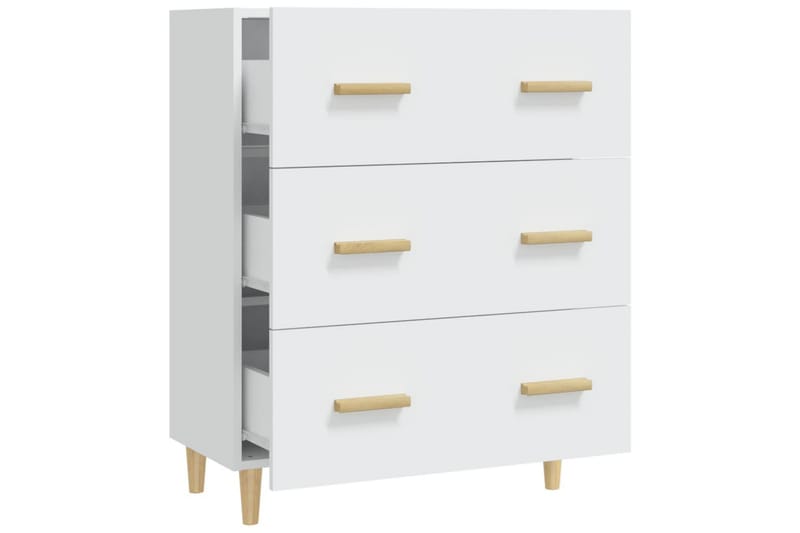 beBasic Skänk vit 70x34x90 cm konstruerat trä - Förvaring - Förvaringsmöbler - Skänkar & sideboards