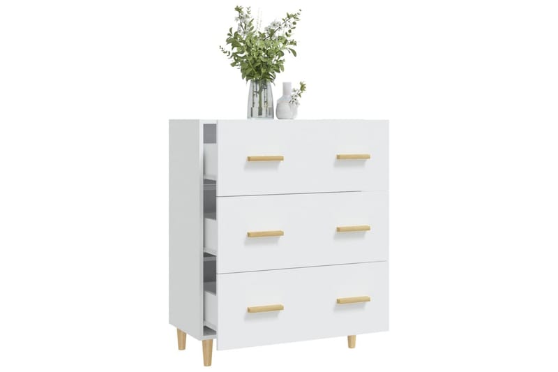 beBasic Skänk vit 70x34x90 cm konstruerat trä - Förvaring - Förvaringsmöbler - Skänkar & sideboards