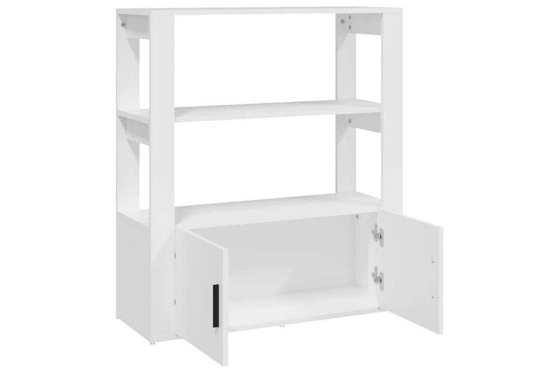 beBasic Skänk vit 80x30x90 cm konstruerat trä - Förvaring - Förvaringsmöbler - Skänkar & sideboards