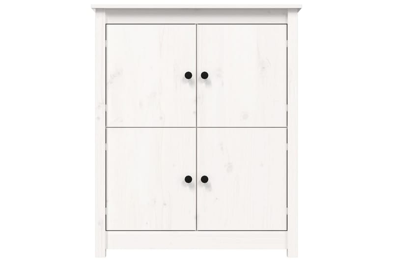 beBasic Skänk vit 83x41,5x100 cm massiv furu - Förvaring - Förvaringsmöbler - Skänkar & sideboards