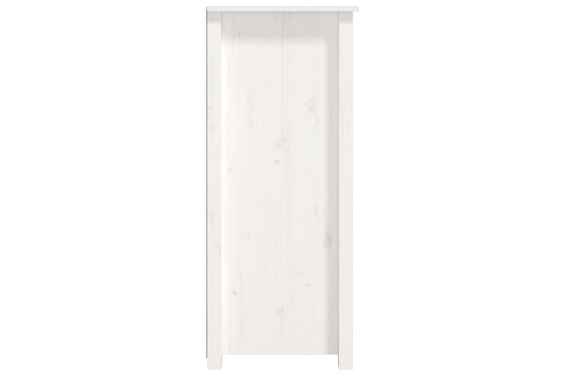 beBasic Skänk vit 83x41,5x100 cm massiv furu - Förvaring - Förvaringsmöbler - Skänkar & sideboards